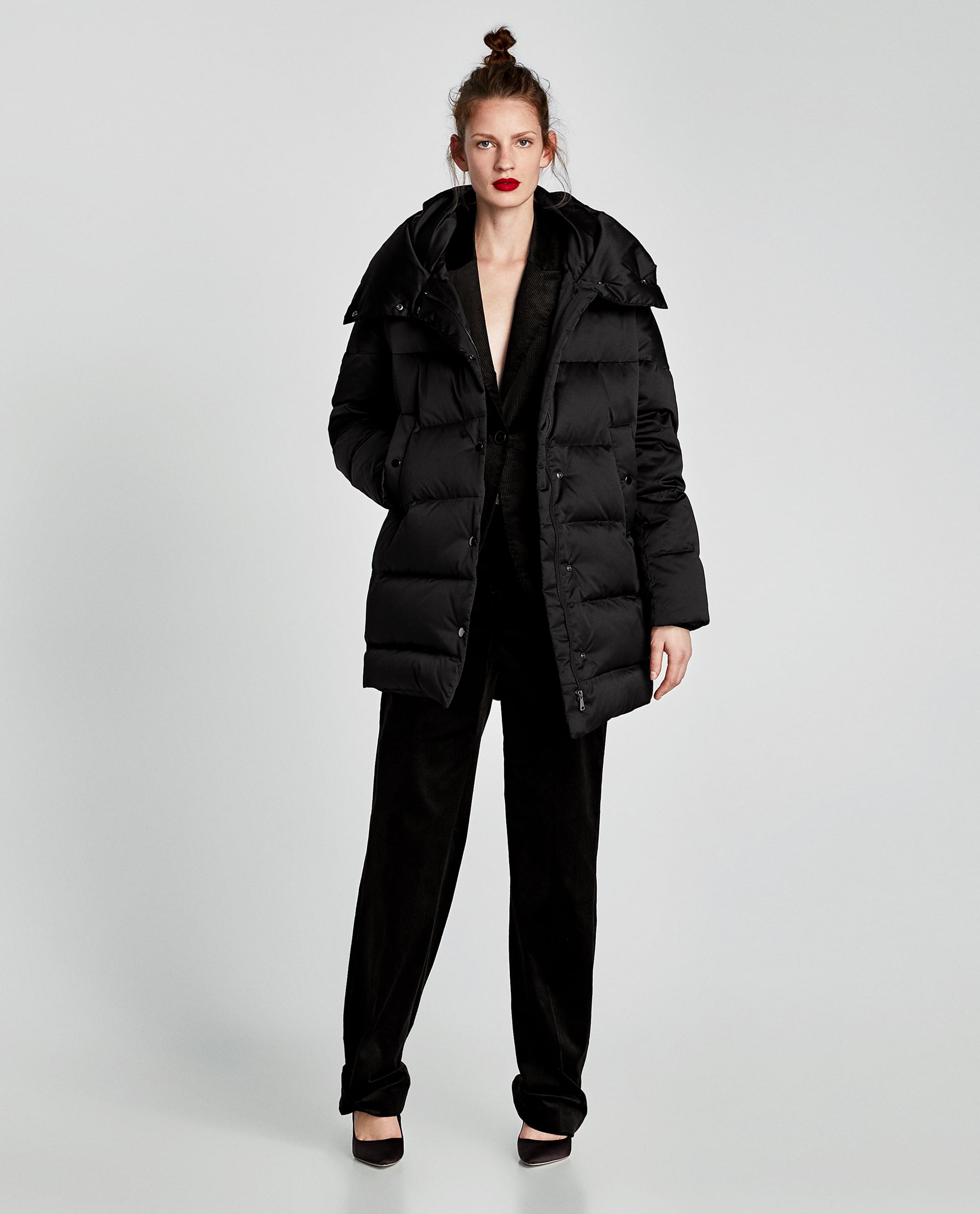 Maxi piumino nero