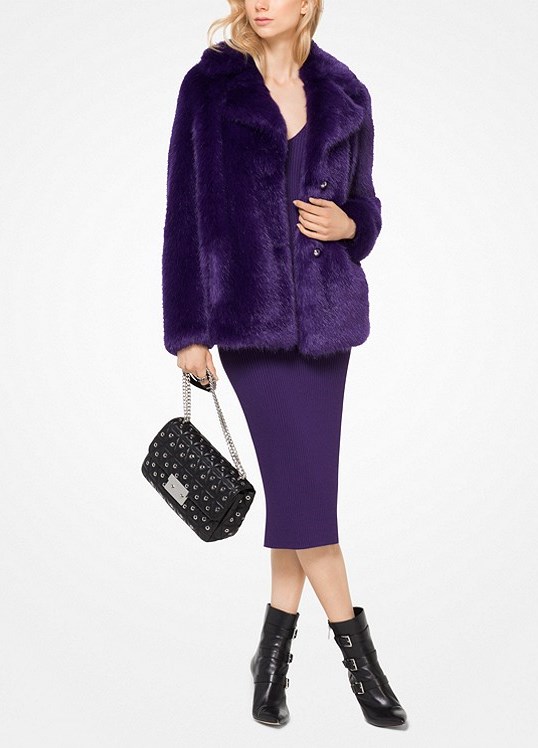 Michael Kors autunno inverno 2017 2018  pelliccia eco