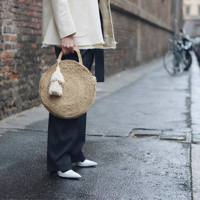 Milano Fashion Week febbraio 2018 lo street style paglia