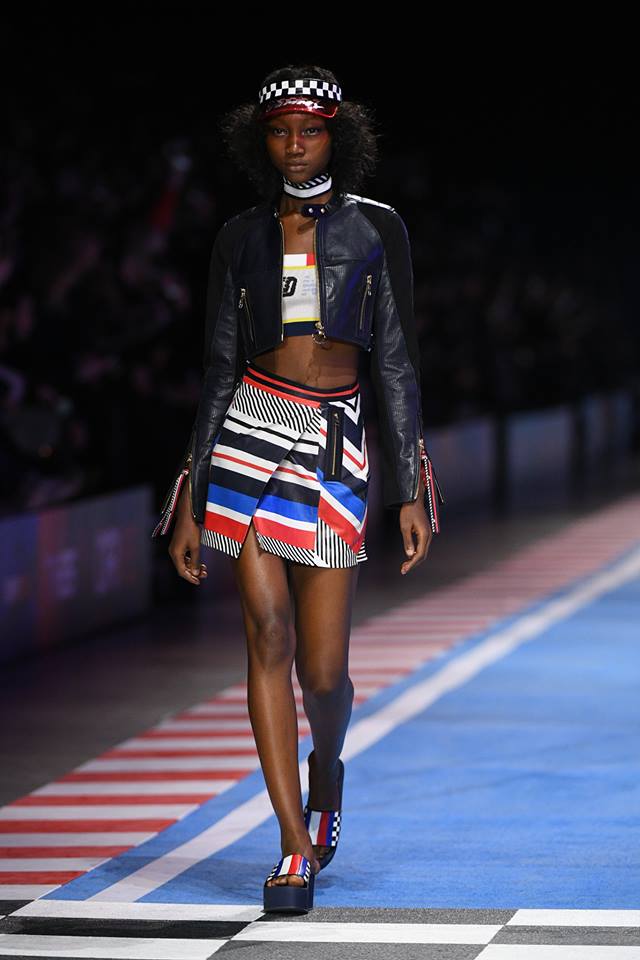 Minigonna a portafoglio Tommy Hilfiger fb