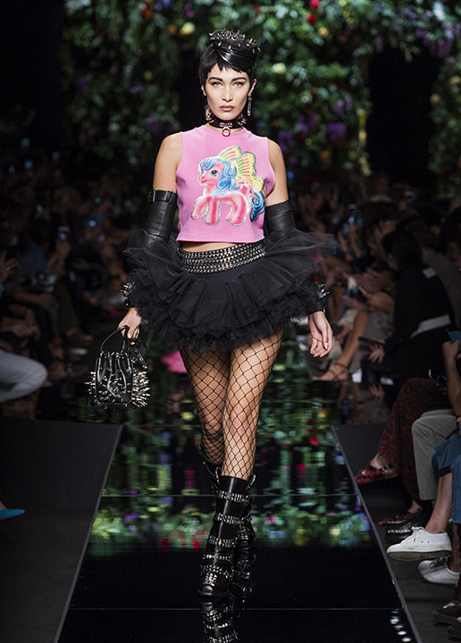 Minigonna di tulle Moschino