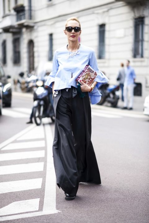 Pantaloni a palazzo eleganti abbinamenti