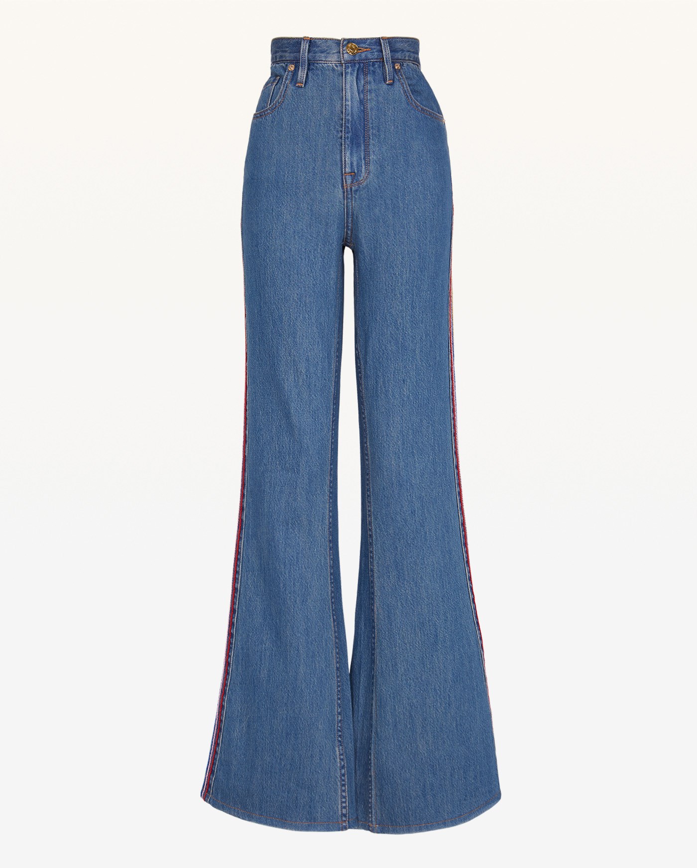 Pantaloni a zampa di jeans a vita alta Juicy Couture