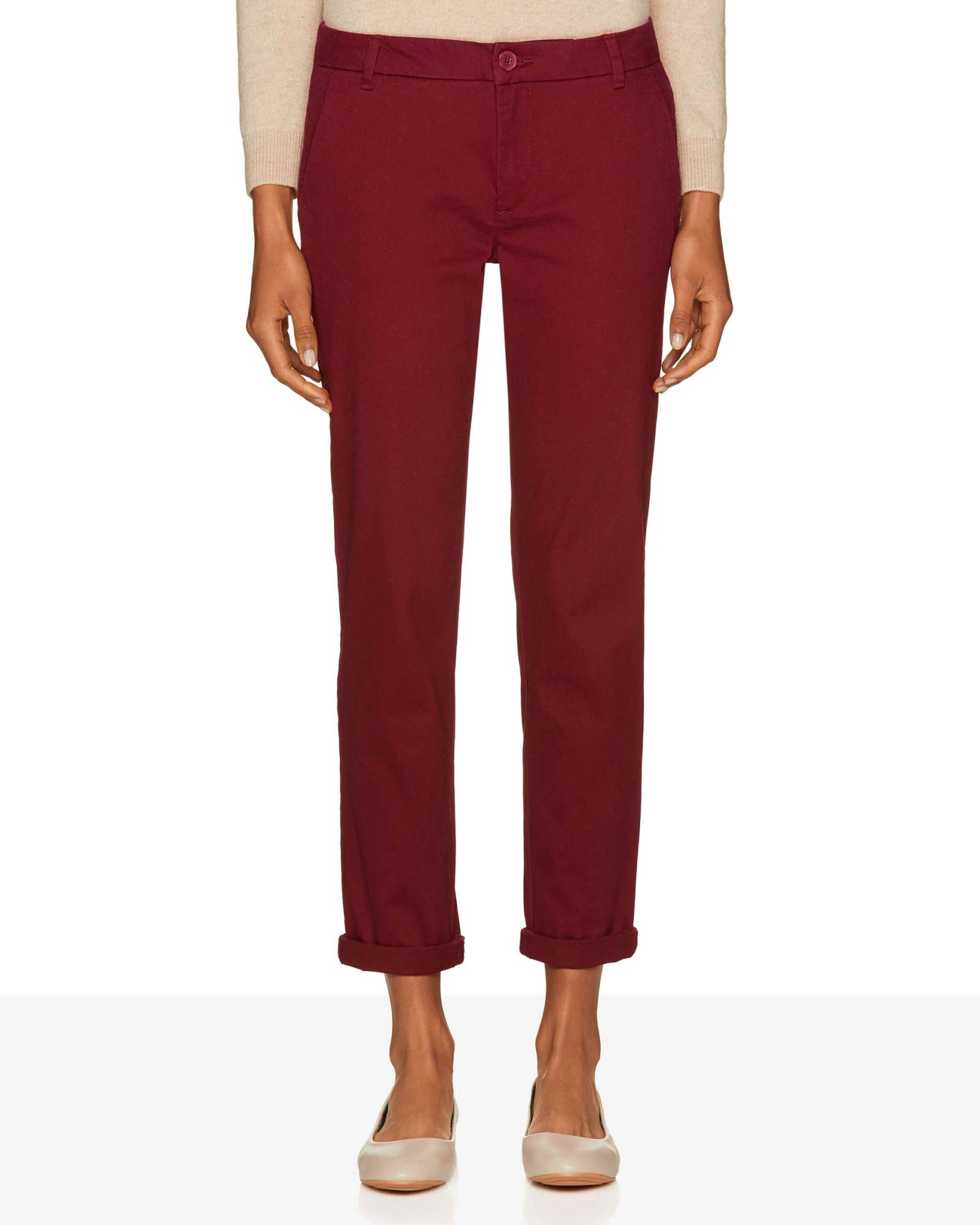 Pantaloni alla caviglia in gabardine Benetton a 29,95 euro