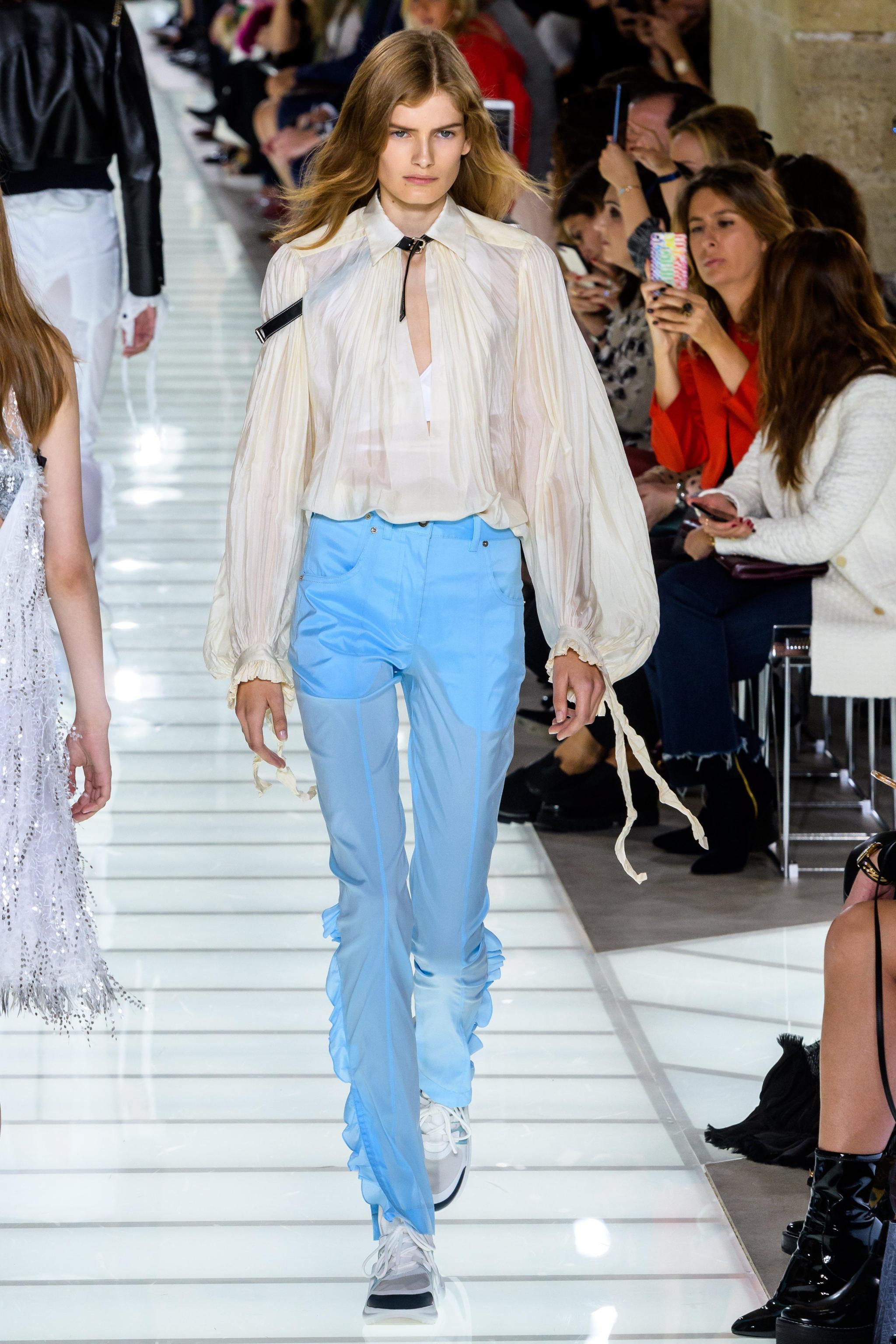 Pantaloni con ruches Louis Vuitton 
