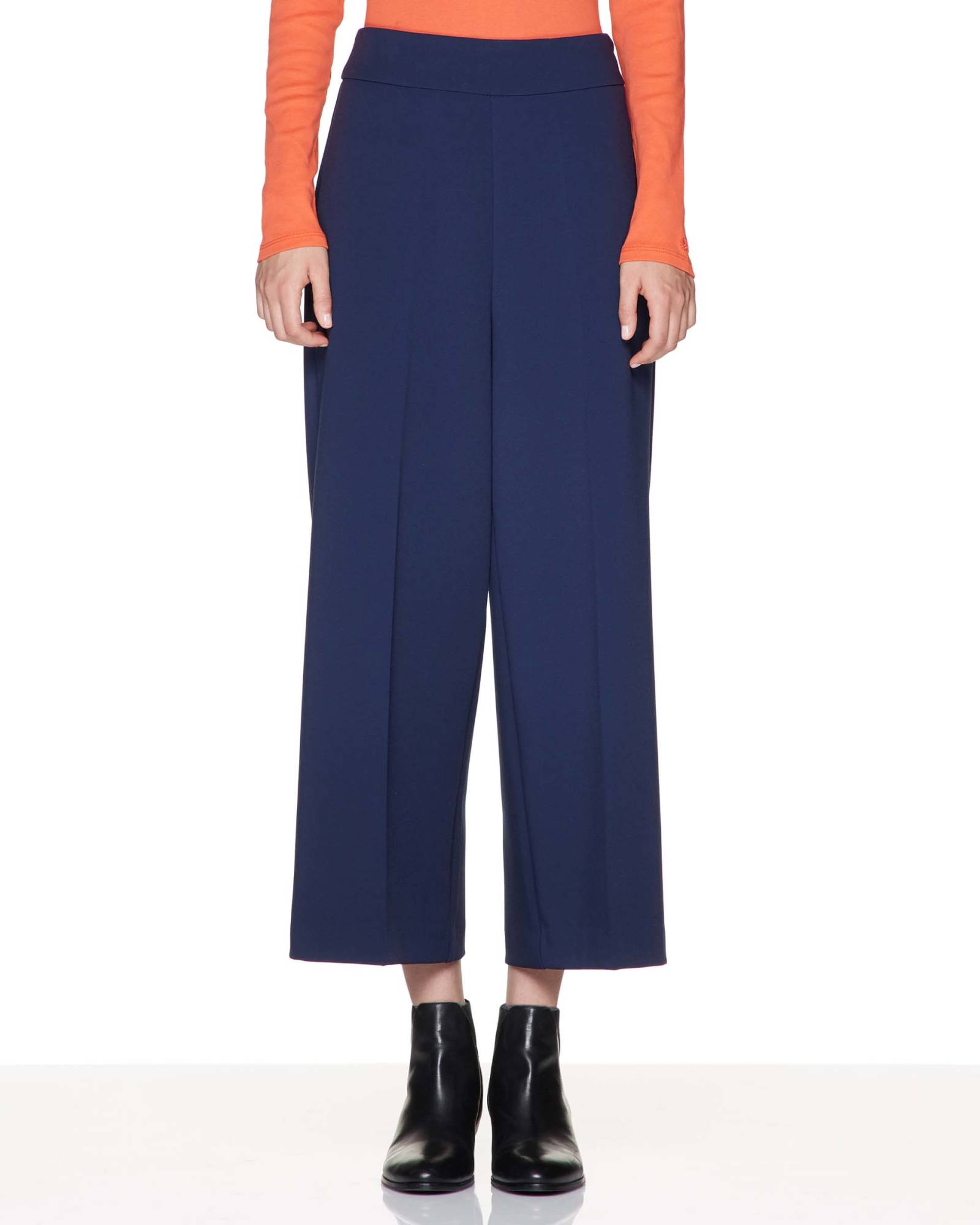 Pantaloni culotte blu Benetton a 49,95 euro