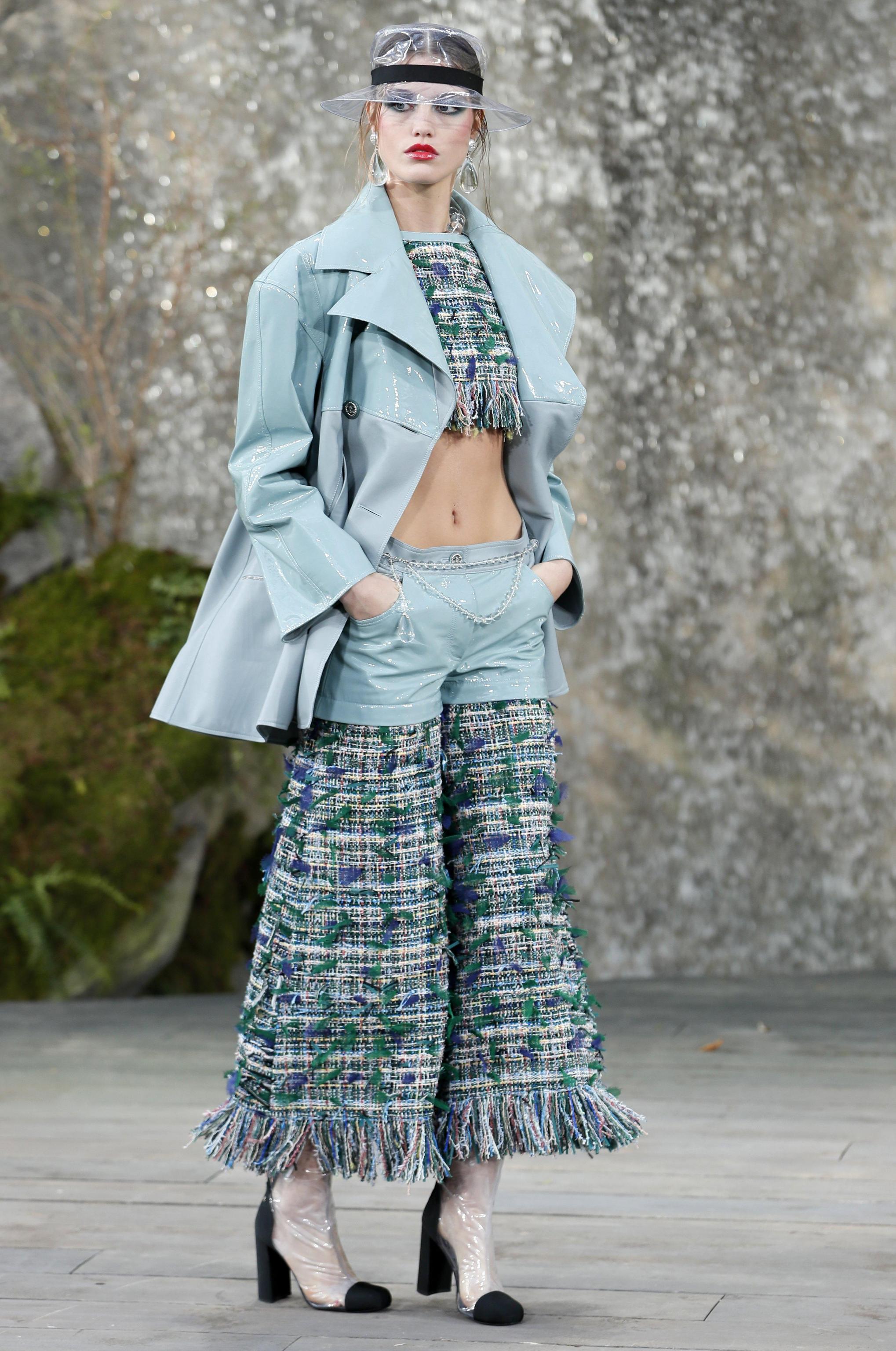 Pantaloni culotte ricamati Chanel