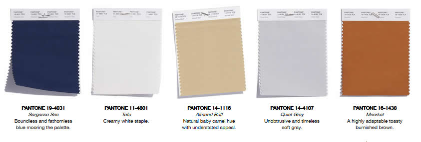 Pantone colori moda autunno inverno 2018 2019  neutri