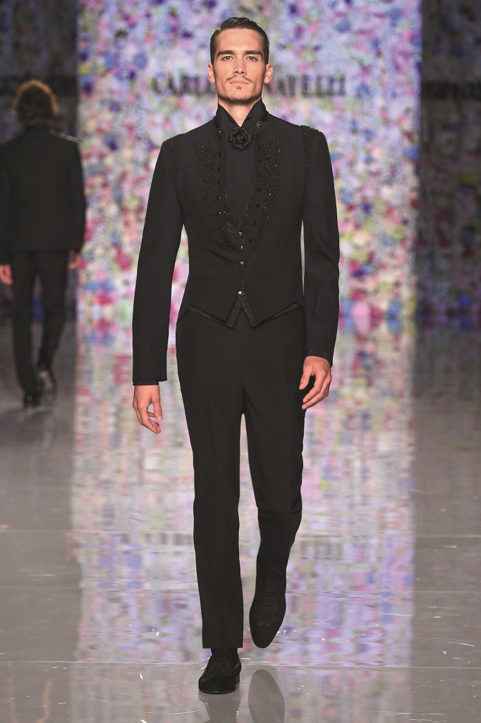 Abito da cerimonia da uomo Carlo Pignatelli in total black
