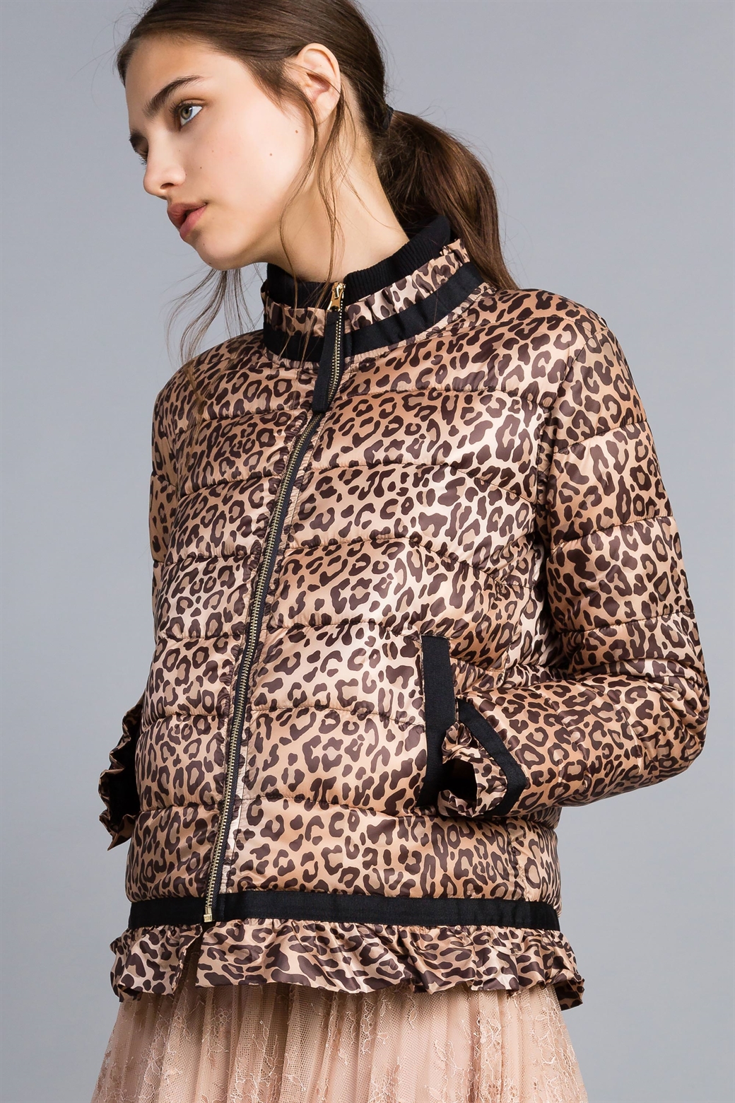 Piumino animalier Twin Set tendenze inverno 2018 2019
