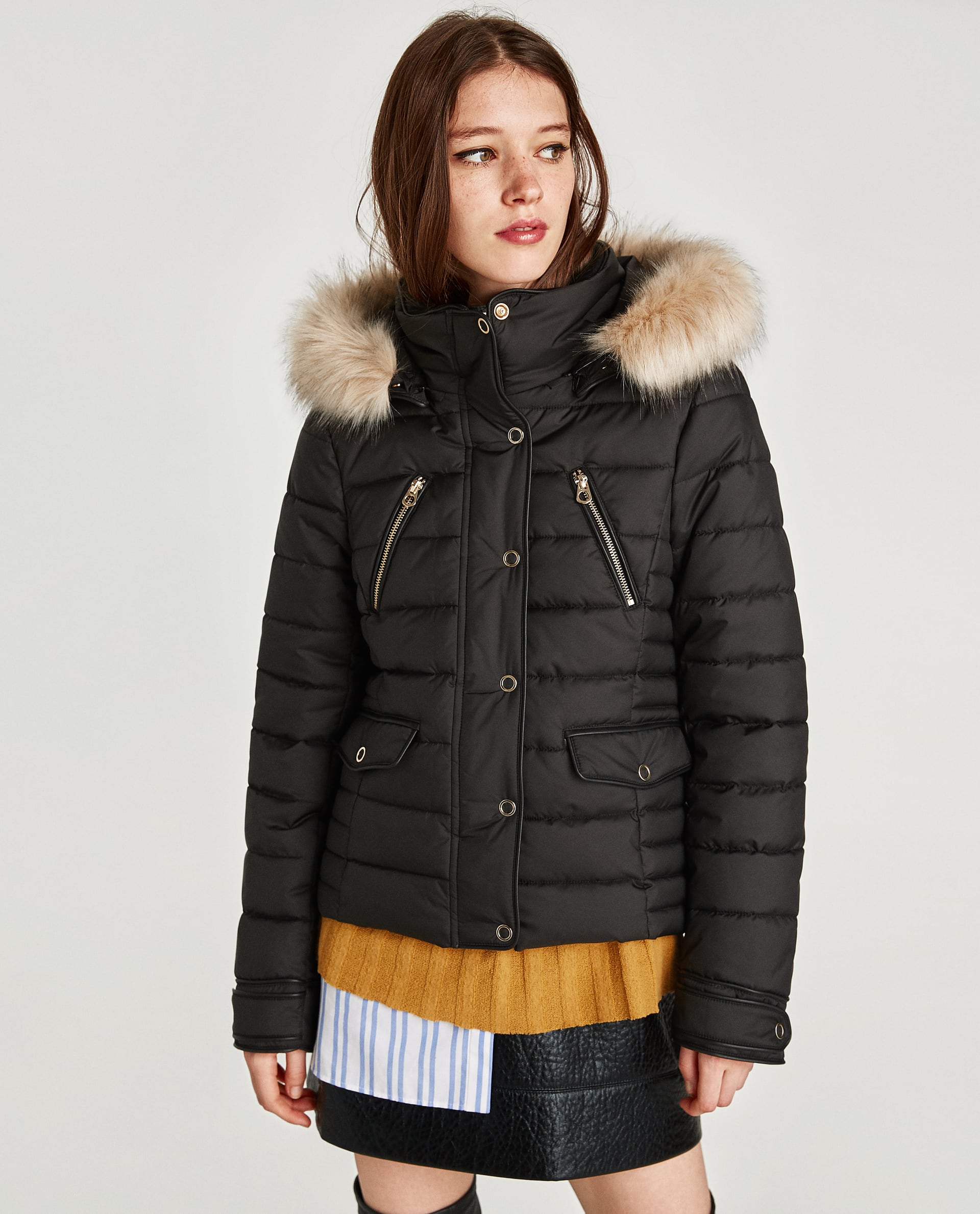 Piumino corto sfiancato Zara