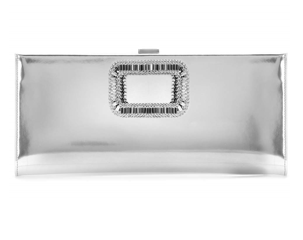 Pochette da cerimonia argento Roger Vivier