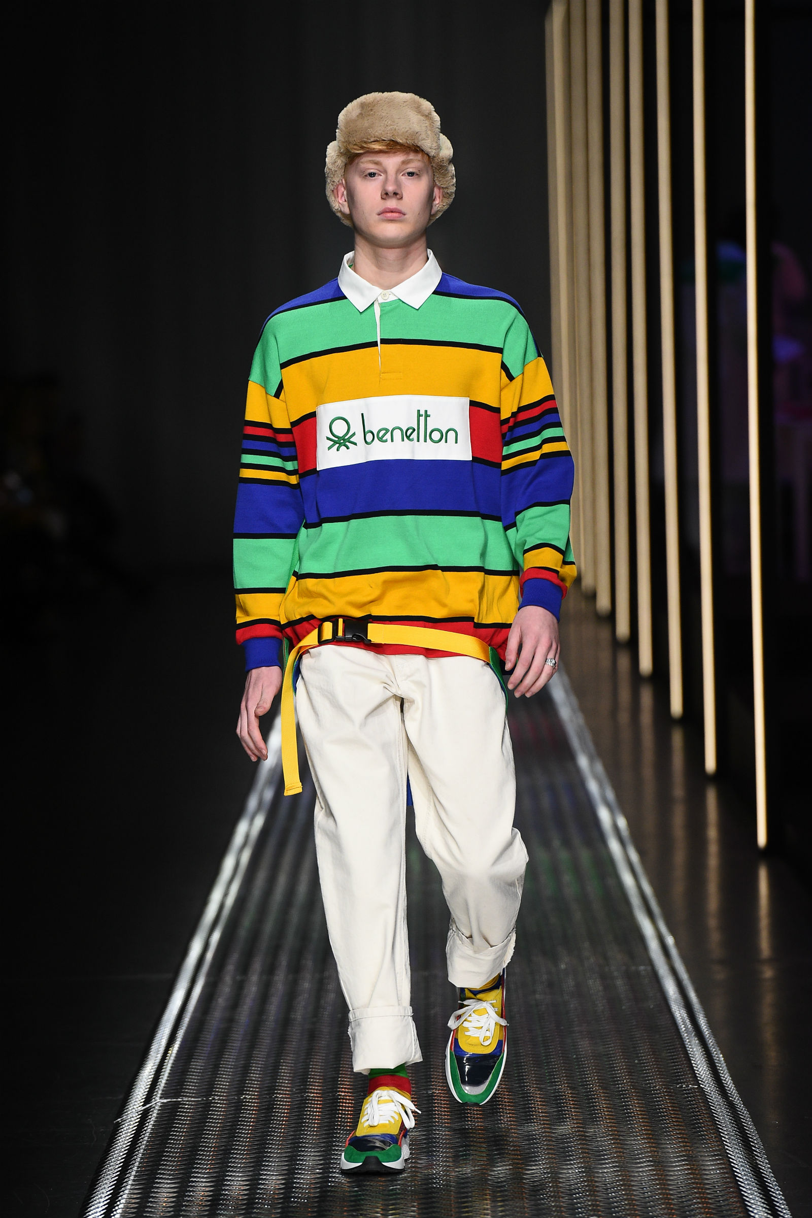 Polo colorata Benetton