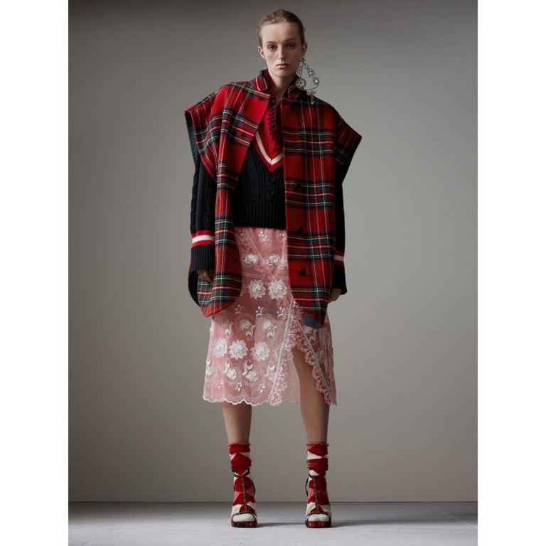 Poncho tartan Burberry