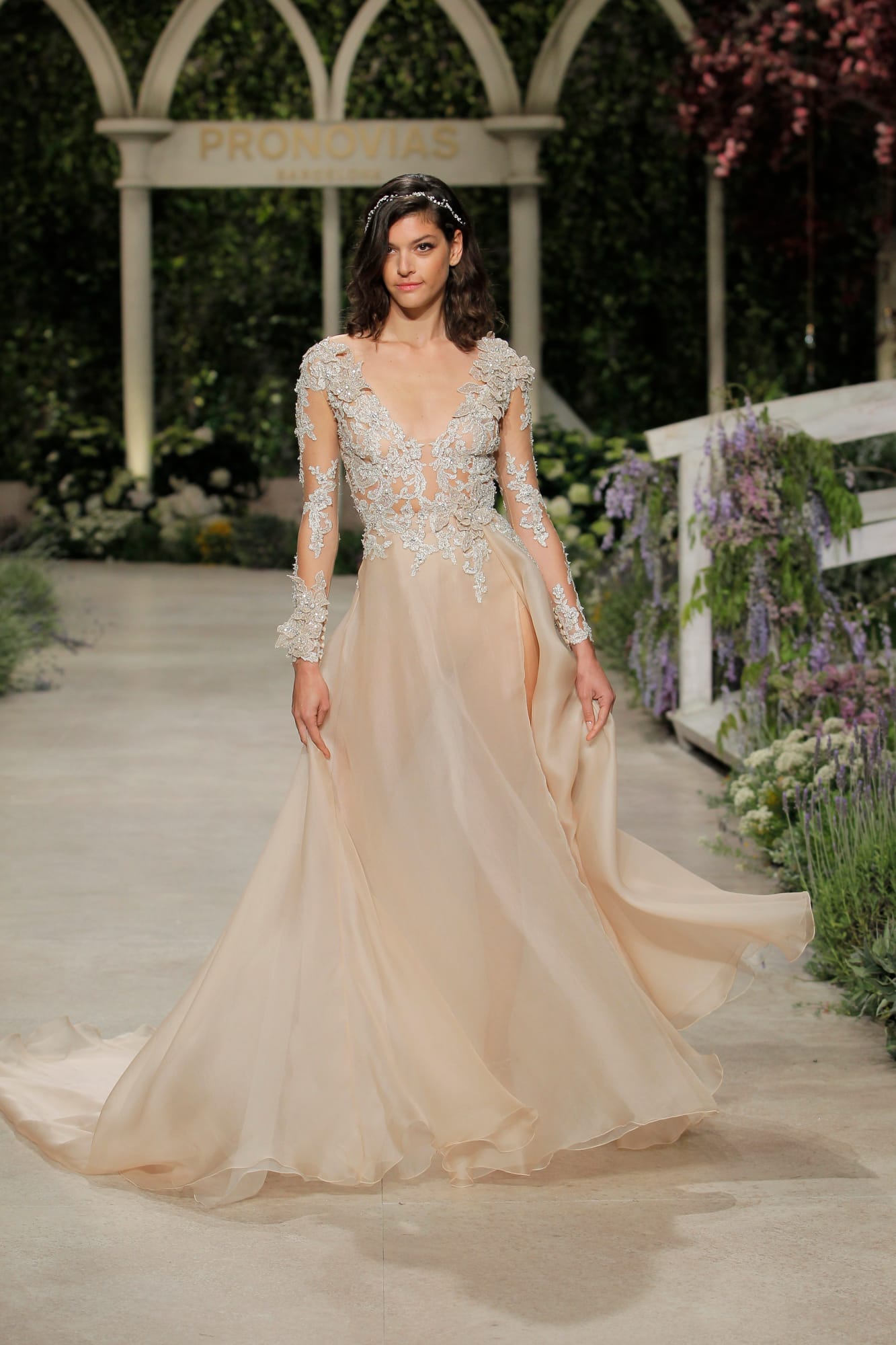 Pronovias abiti da sposa 2019 rosa