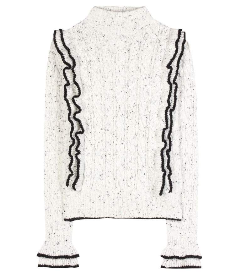 Pullover con volants Philosophy