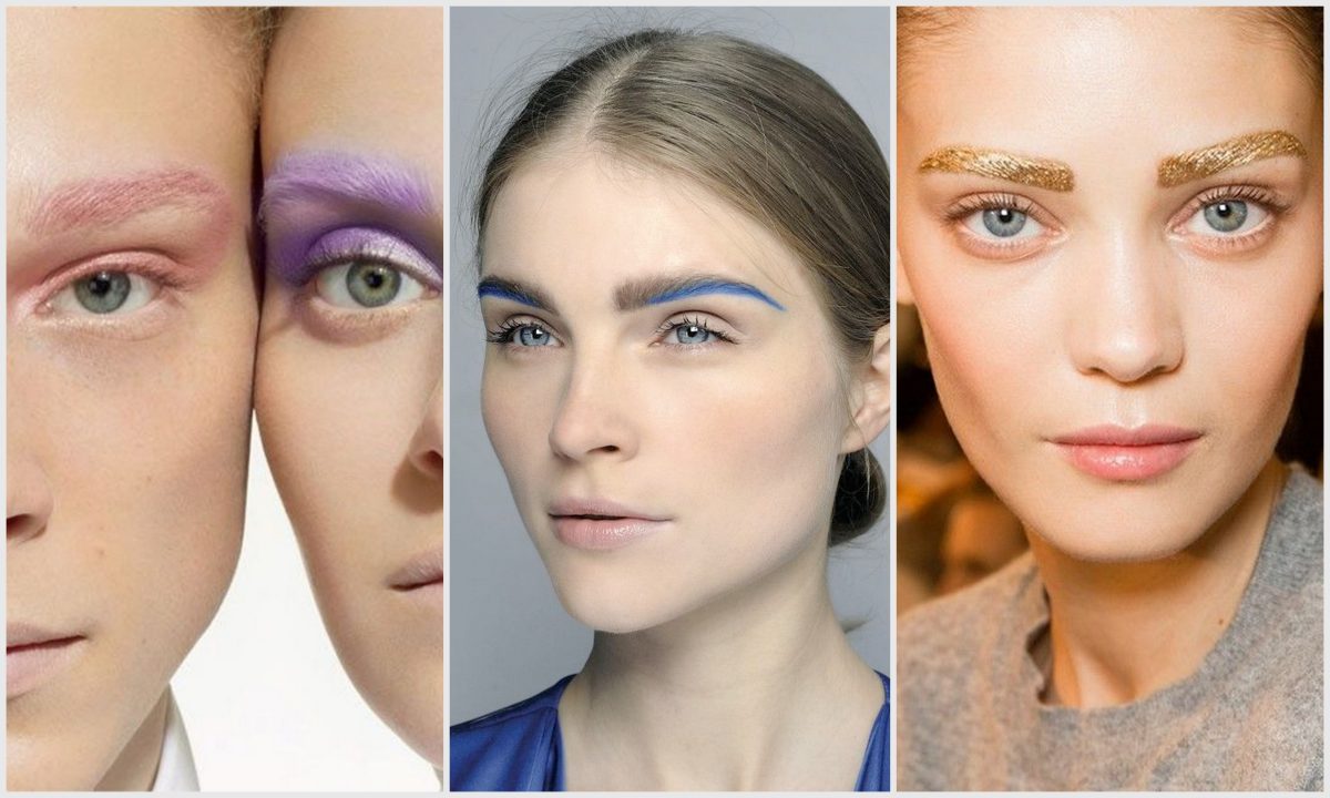 Sopracciglia colorate: il trend make up più eccentrico dell’estate 2018