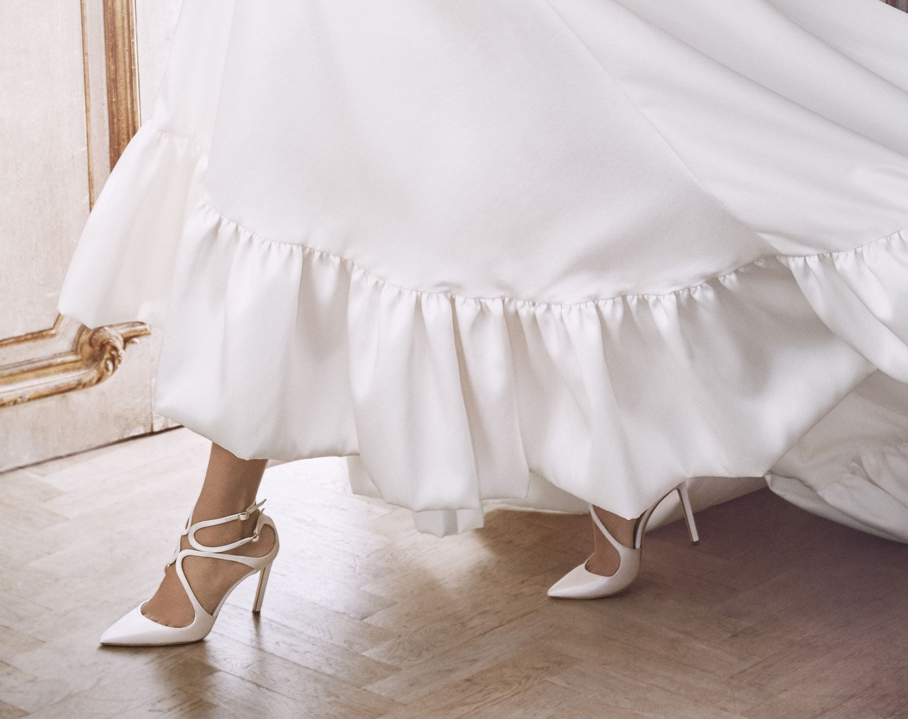 Scarpe da sposa Jimmy Choo sposa bassa