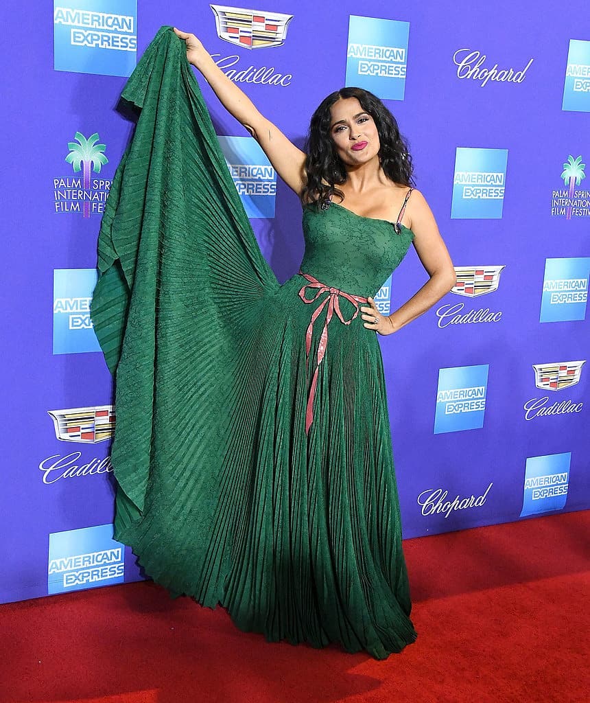 Selma Hayek in Gucci
