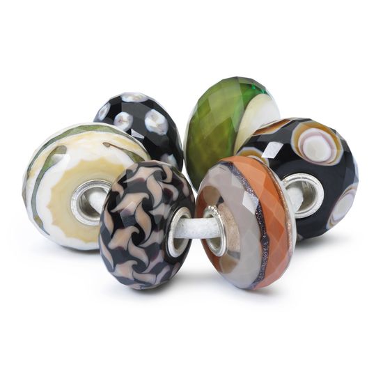 Set di charm in vetro Trollbeads