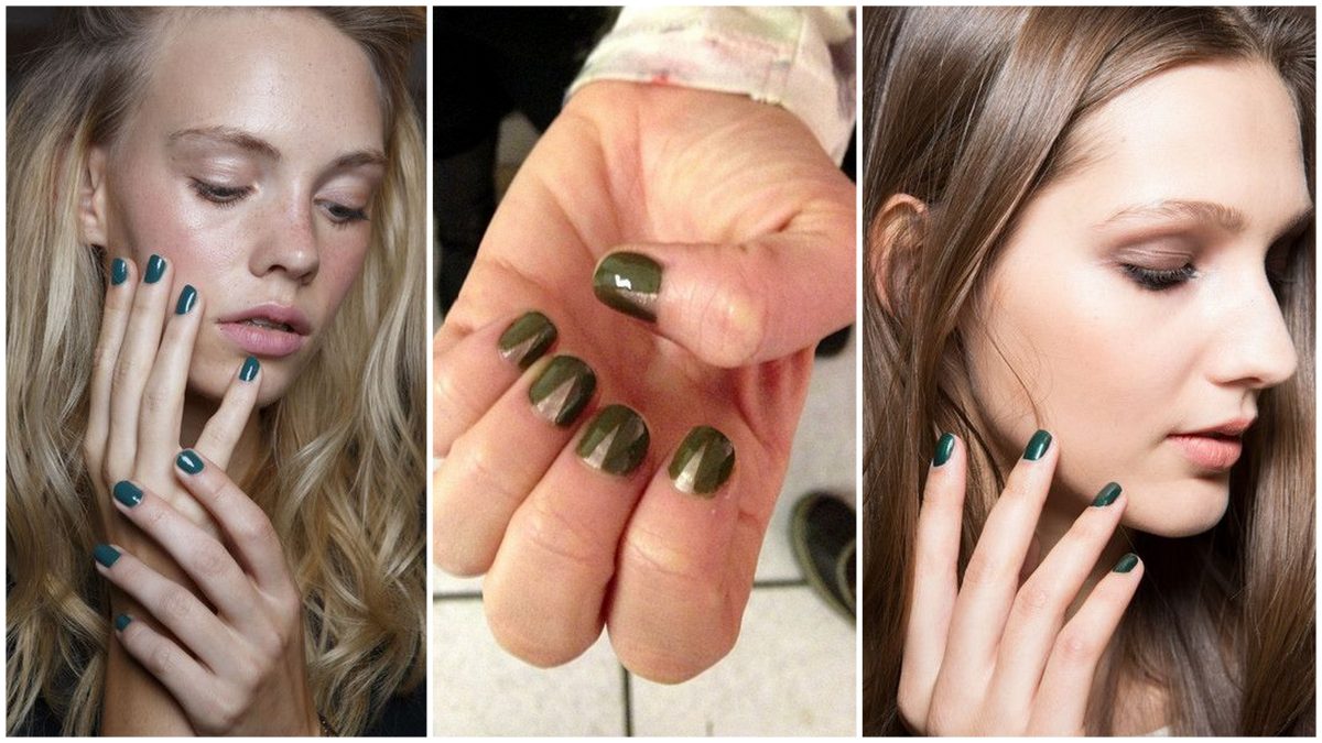 Lo smalto verde è il trend unghie dell’inverno 2019 di cui non potrai fare a meno