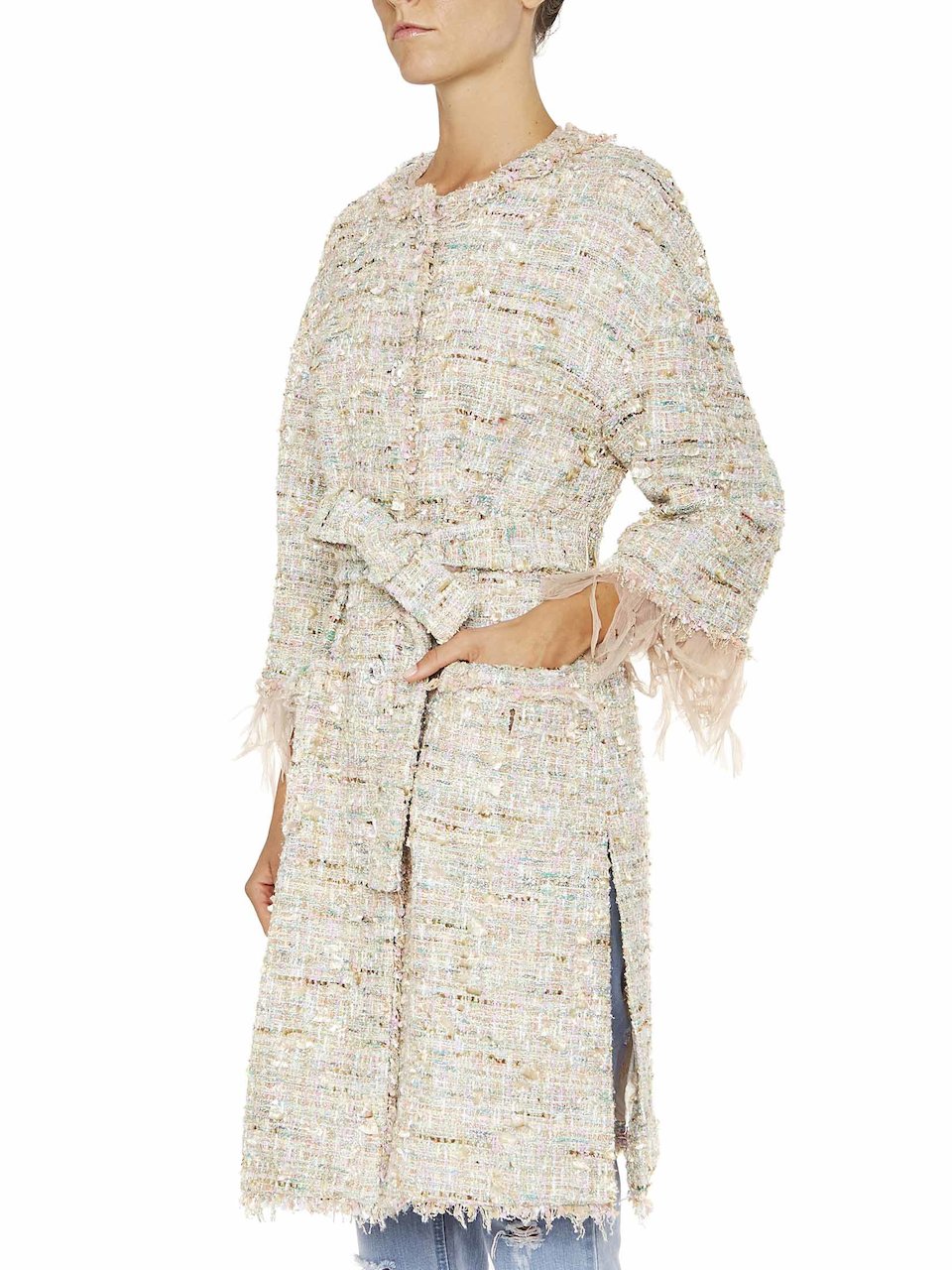 Spolverino bouclé Blumarine