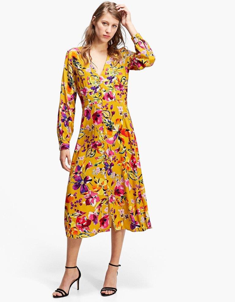 Stradivarius, collezione abbigliamento PrimaveraEstate 2018 giallo