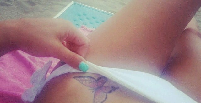 Tatuaggi femminili sull’inguine: i disegni più delicati [FOTO]