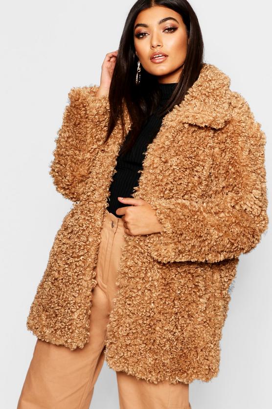 Teddy bear coat Boohoo