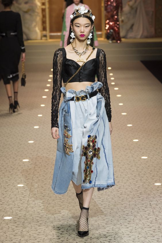 Tendenza abbigliamento gioiello autunno inverno 2018 2019  Dolce & Gabbana