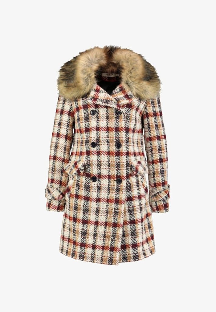 Tendenza cappotti a quadri inverno 2019 nafnaf