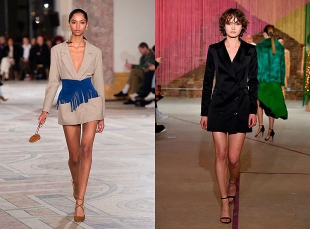 Tendenza moda abito blazer autunno inverno 2018 2019
