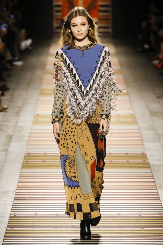 Tendenza moda frange autunno inverno 2018 2019 Etro