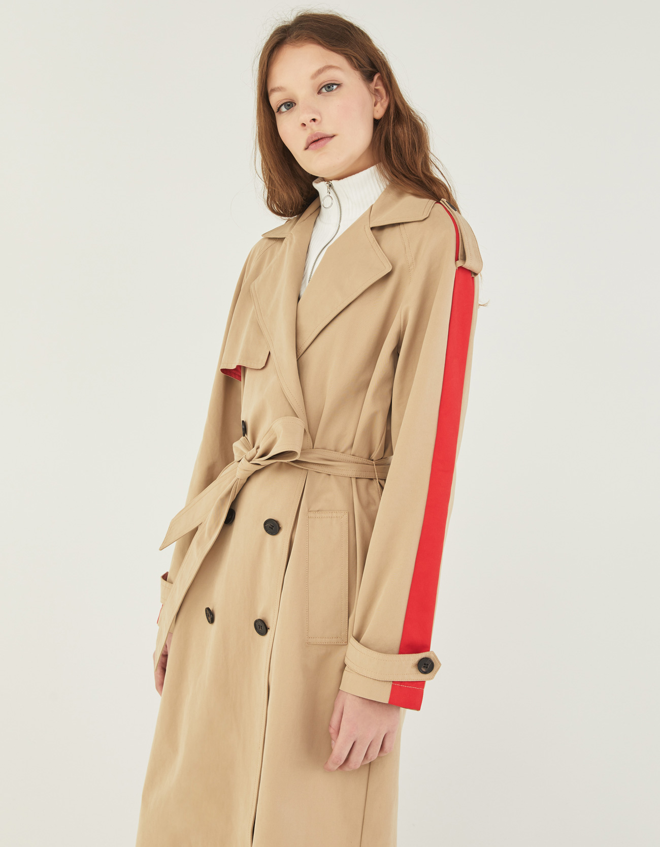 Trench Bershka