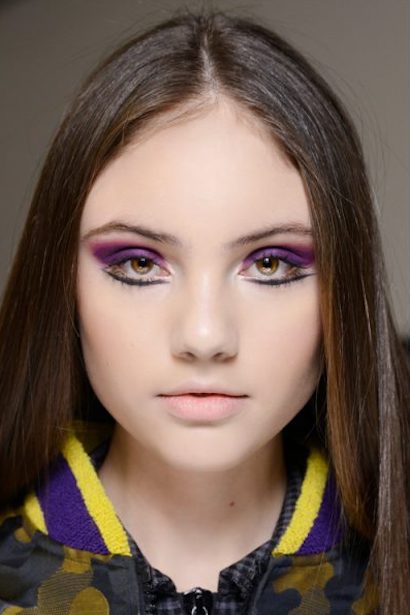 Trucco occhi viola
