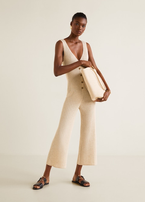 Tuta in maglia a coste a 35,99 euro
