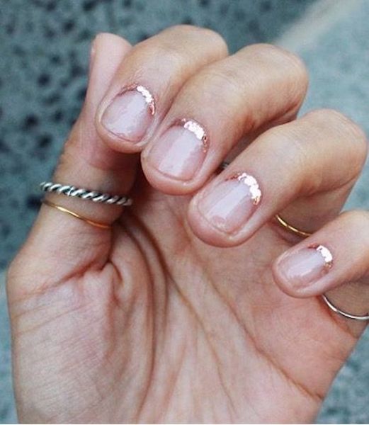 Unghie con i glitter tendenze unghie nail art 2018