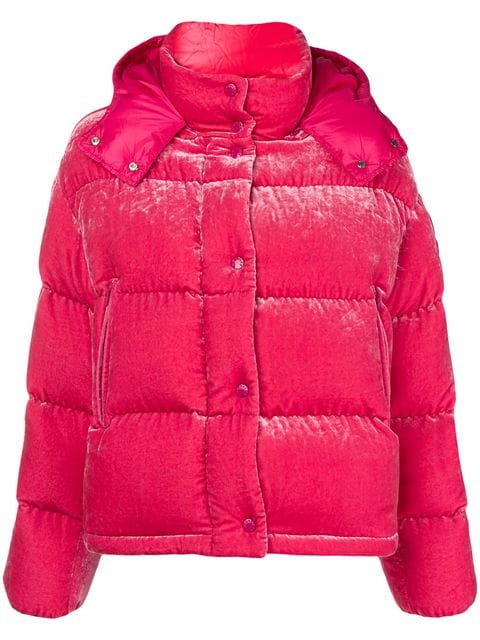 Velluto tendenza moda dell’autunno inverno 2018 2019 Moncler