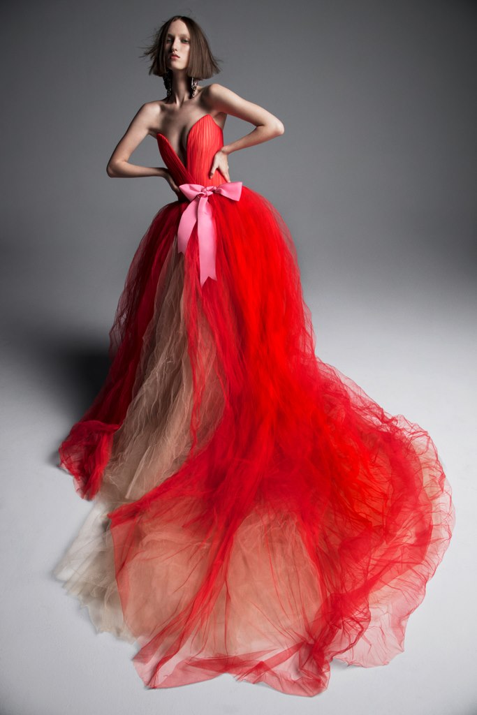 Vera Wang abiti da sposa 2019 rosso