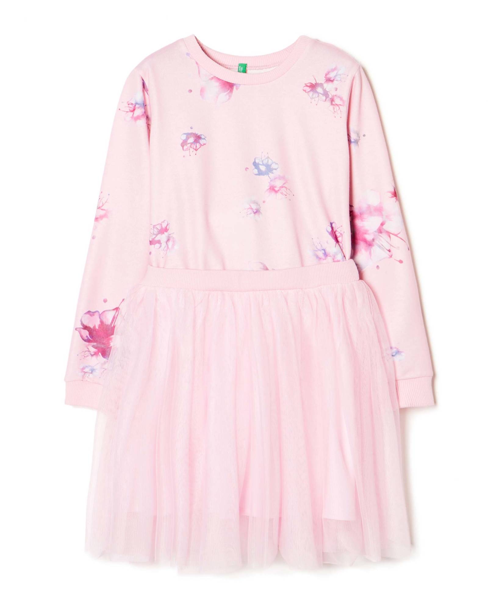 Vestitino in tulle rosa per bambina Benetton