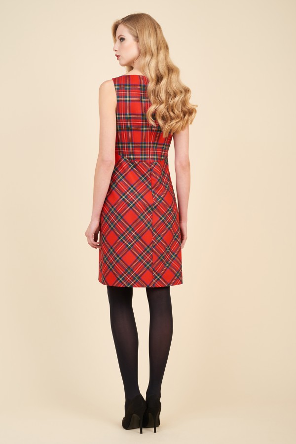 Vestito tartan Luisa Spagnoli