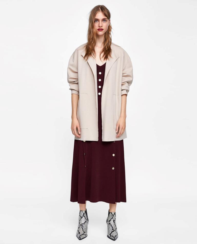 Zara collezione autunno 2018 giacca