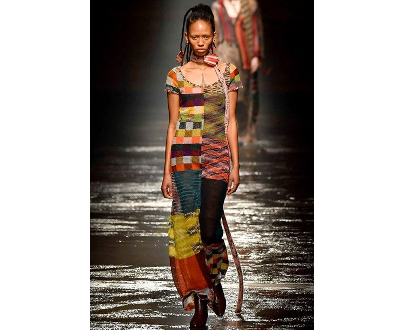 abito in maglia missoni