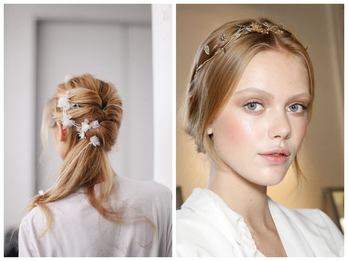 accessori sposa capelli lunghi