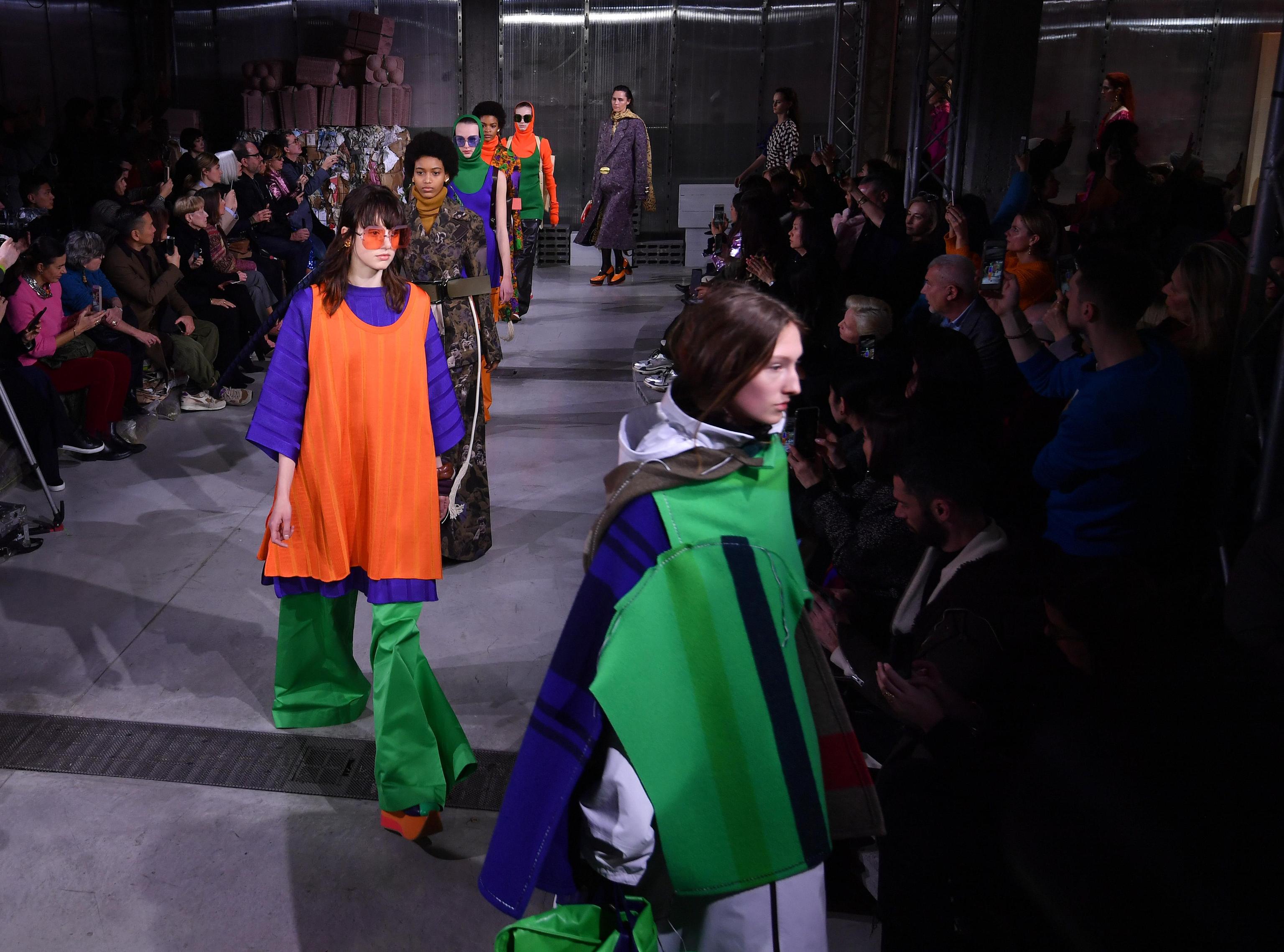 Italy Fahion: Women fall/winter 2018/19 collection; Marni