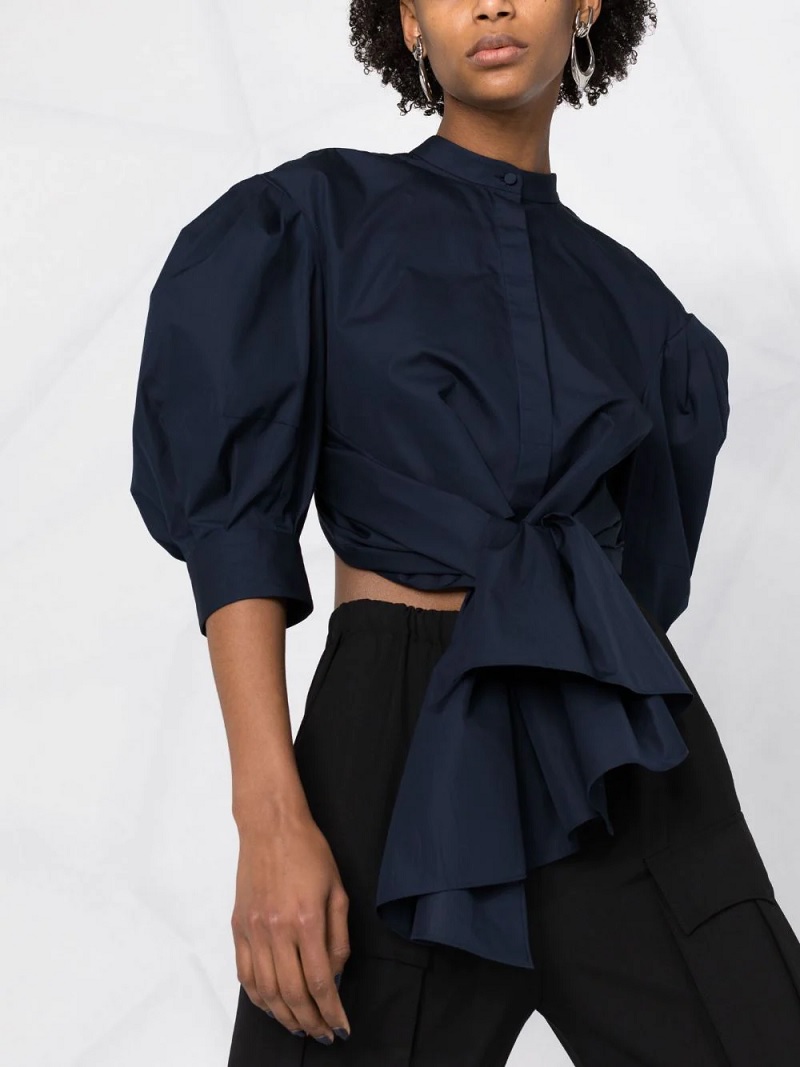 camicia blu