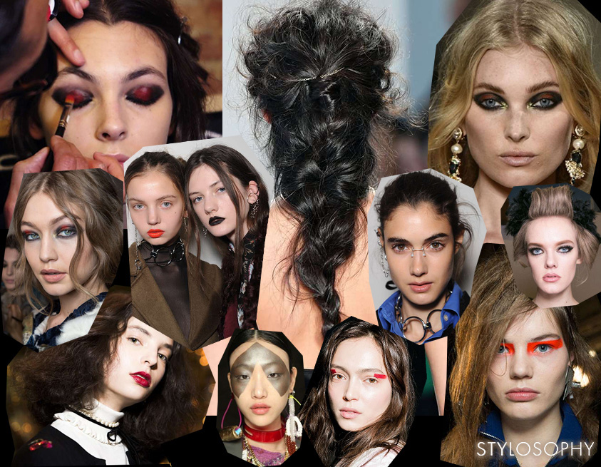 capelli e trucco moda autunnoinverno 2017 2018