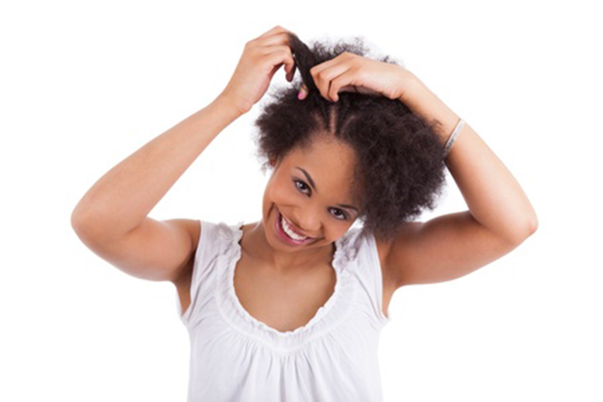capelli ricci effetto crespo