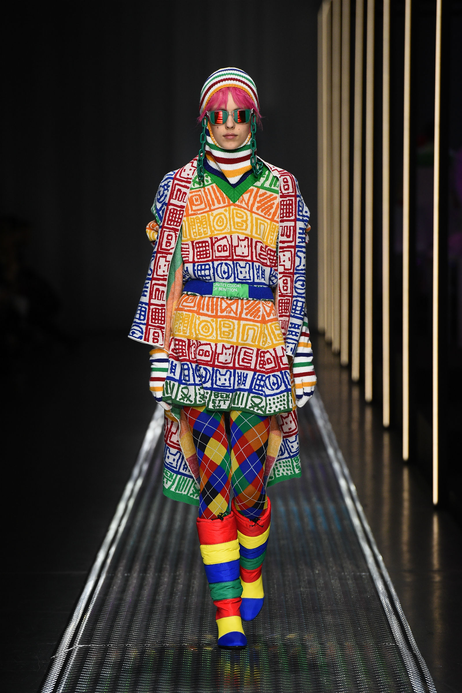 completo multicolor Benetton