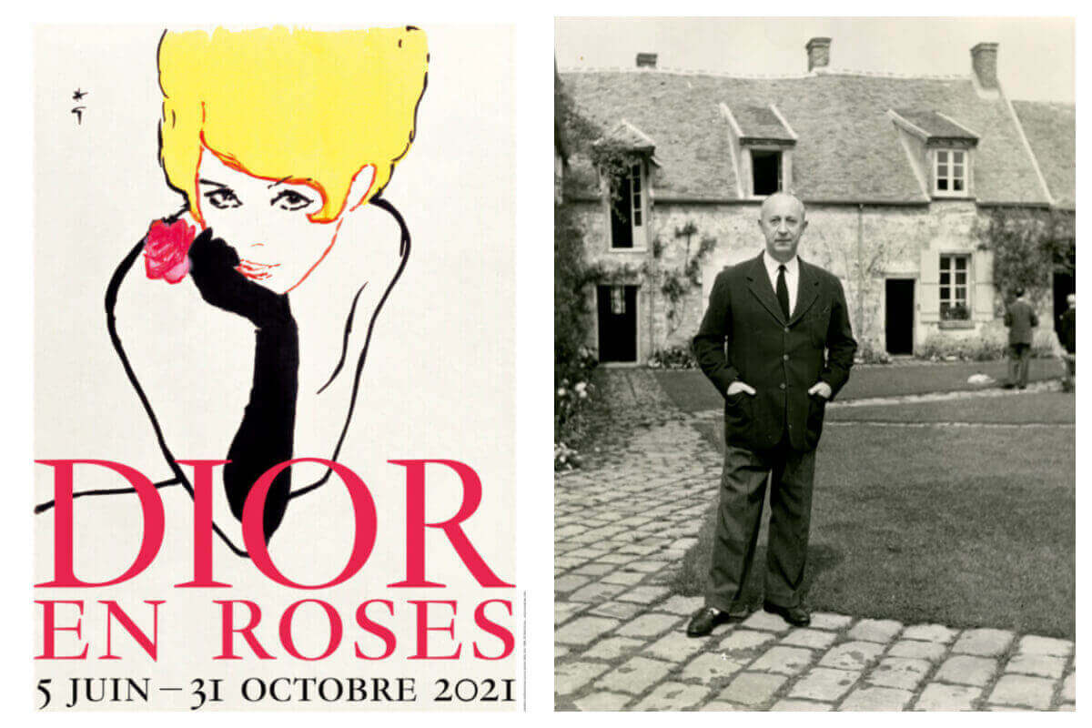 Dior en Roses, la mostra che ripercorre il rapporto tra Christian Dior e la rosa